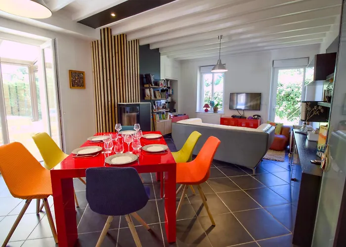 La Maison Vagabonde, Maison 3 Chambres, 6 Personnes & Jardin, Intendance Luxury Host Semesterbostad *